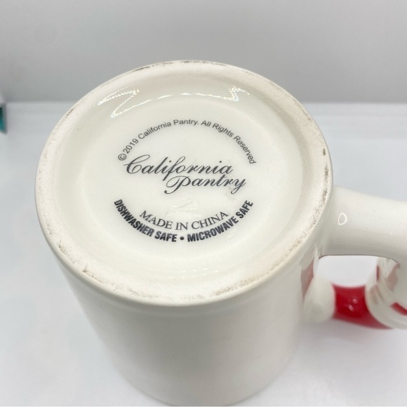 California Pantry Snowman Handle "It's Getting Hot In Here" 10 oz Mug NWOT - Picture 7 of 7